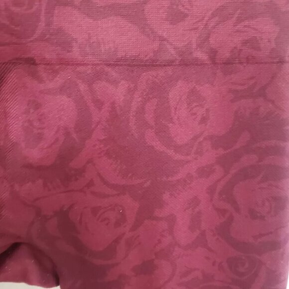 Spanx Look at Me Now Rose Burgundy Leggings Women's Sz 1X - Picture 5 of 7